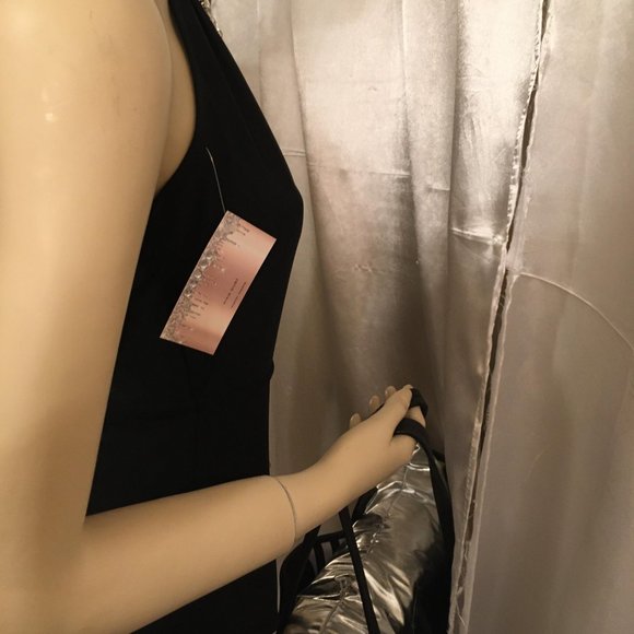 gorgeous custom halter bathing suit with glam crystal details - Picture 11 of 12